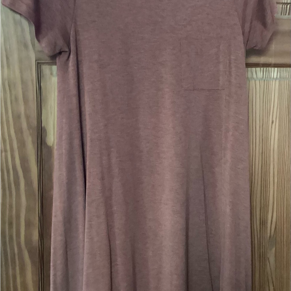LuLaRoe Carly dress. Beautiful heathered color